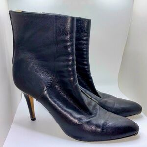 Jimmy Choo Black Leather Booties size 8 in US